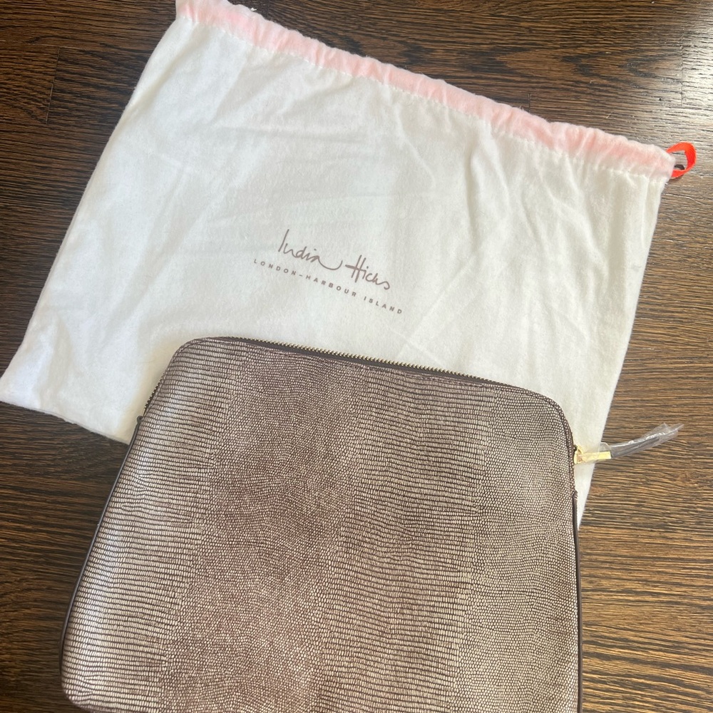 India Hicks Metallic Clutch
